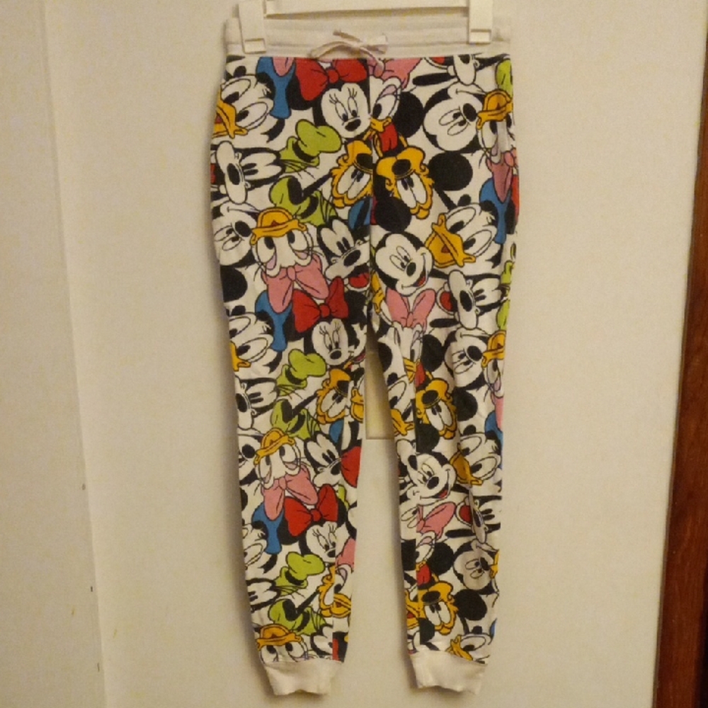 Disney Mickey Mouse and Friends Sweatpants Joggers Juniors Size XS